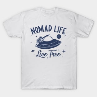 Nomad Life - Ufo Adventure - Blue Version T-Shirt